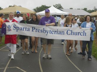 Sparta Presbyterian participates in in Alleghany County’s annual “Relay for Life” event