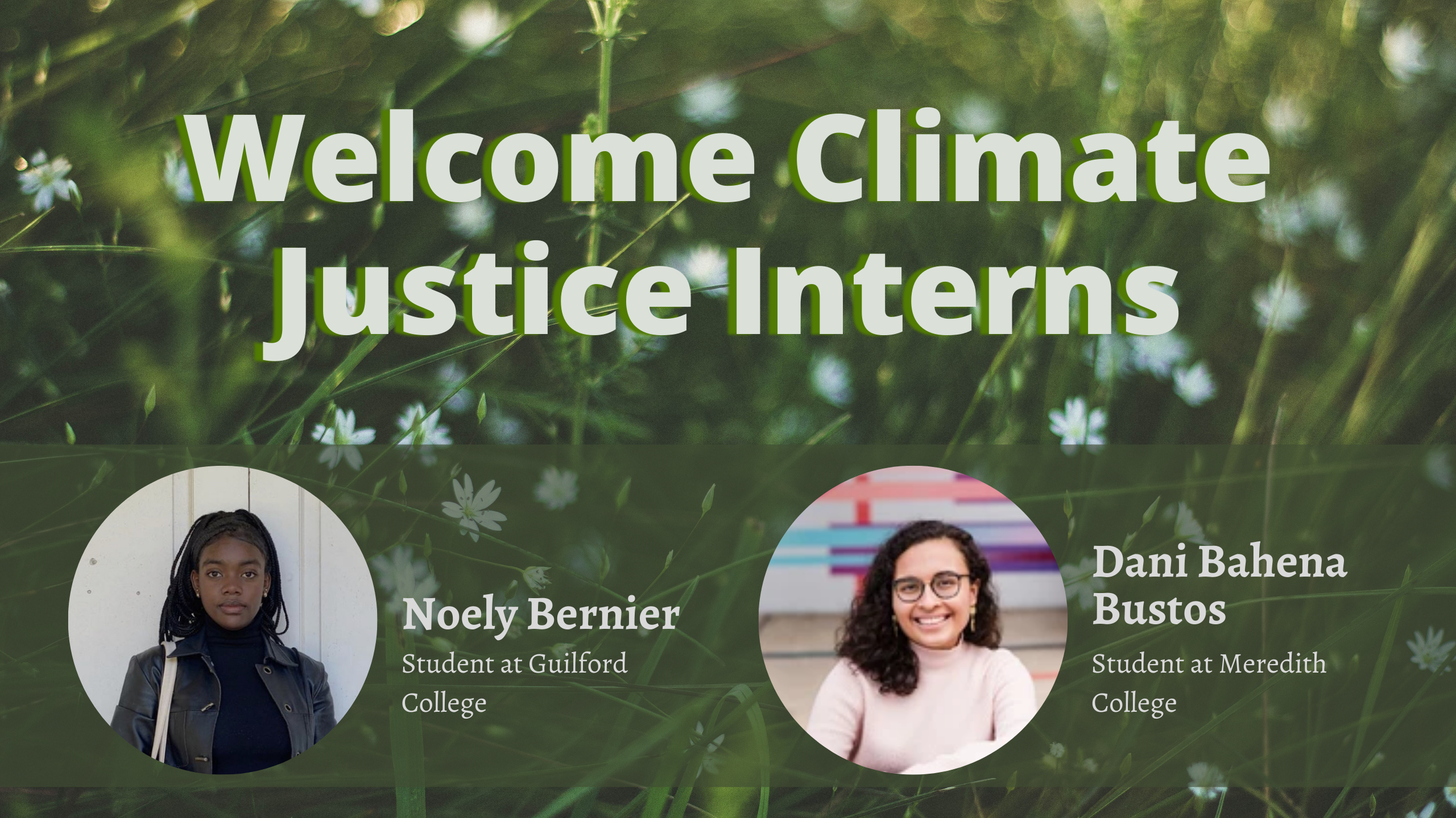 Climate Justice Interns