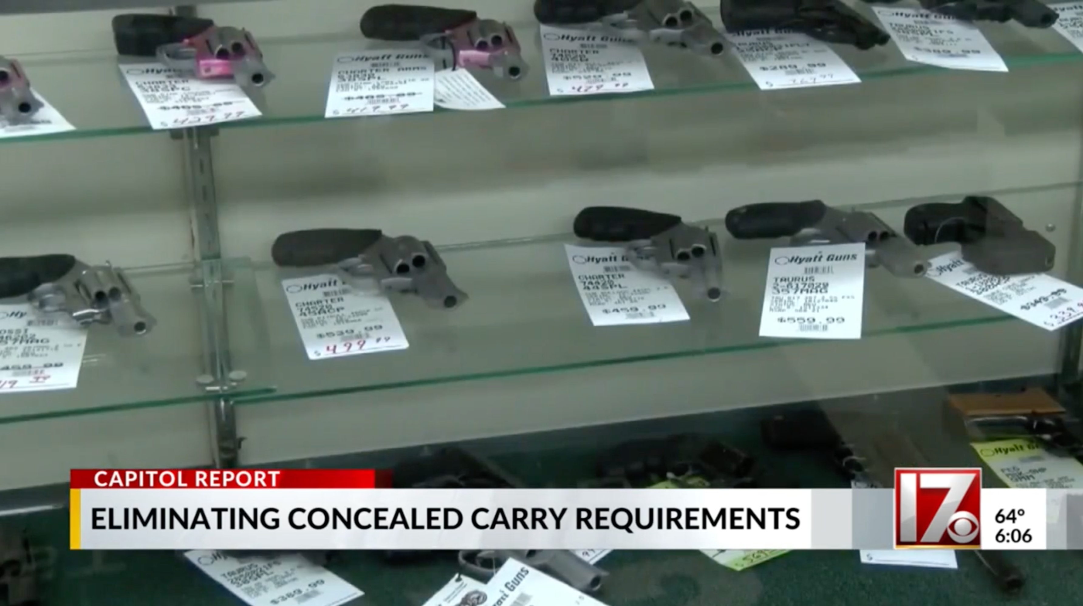 Bill to legalize no-permit concealed carry in North Carolina advances through state House committee