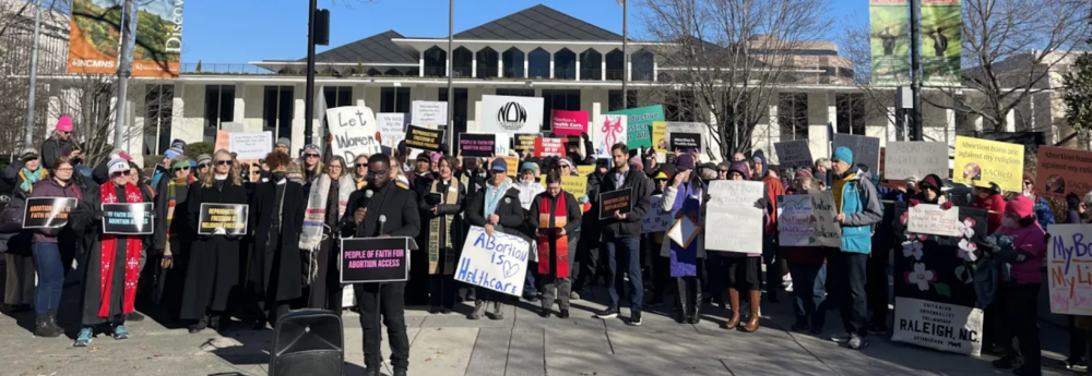 ‘This is the thing of nightmares’: Raleigh faith leaders rally for access to abortion on anniversary of Roe v. Wade